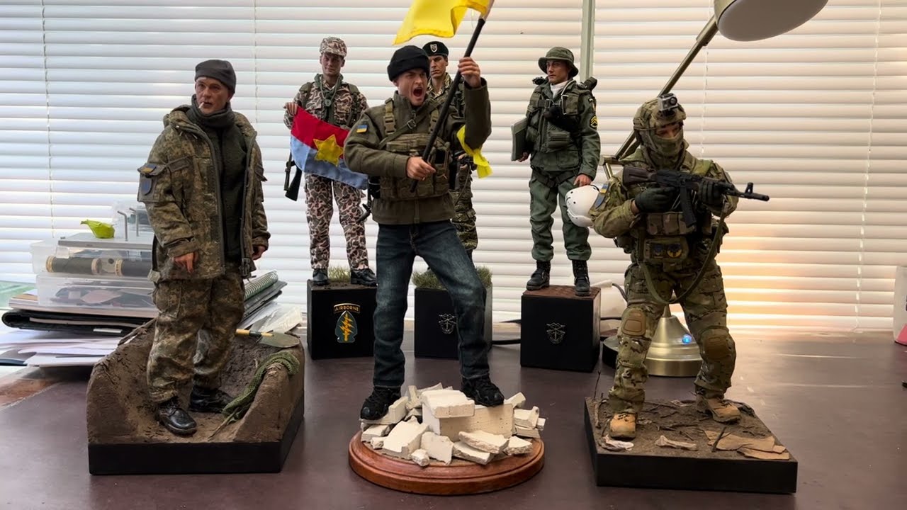 The Ukraine War in Miniature - 1:6 Scale Ukrainian Action Figures