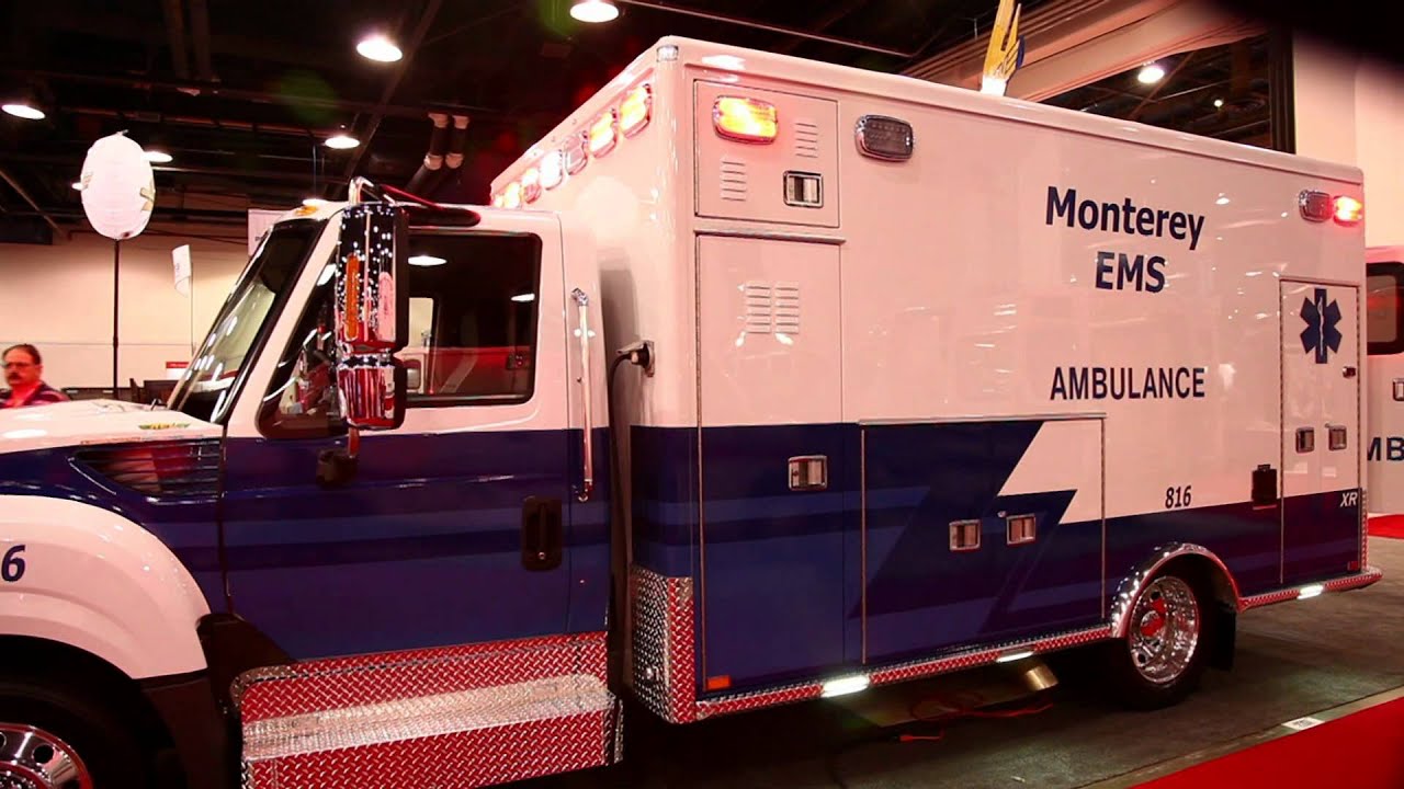 Monterey EMS AEV Ambulance Demo at EMS Expo Las Vegas 2011 - YouTube