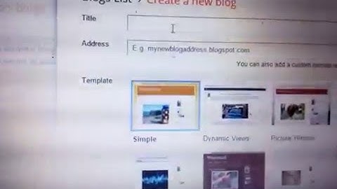 Make Your Own Website From Google Blogger