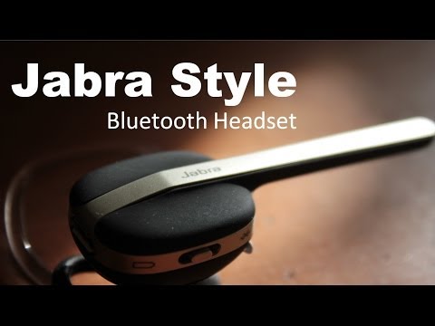 Jabra Style Bluetooth Headset - Simple and Elegant