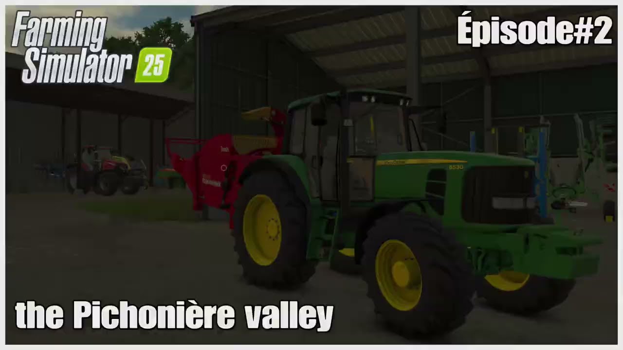 FS25/ 🚜ON FINI LES DÉCHAUMAGE ET ON NOURRIT LES VACHES 🐮 /THE PICHONNIÈRE #timelapse #farming 