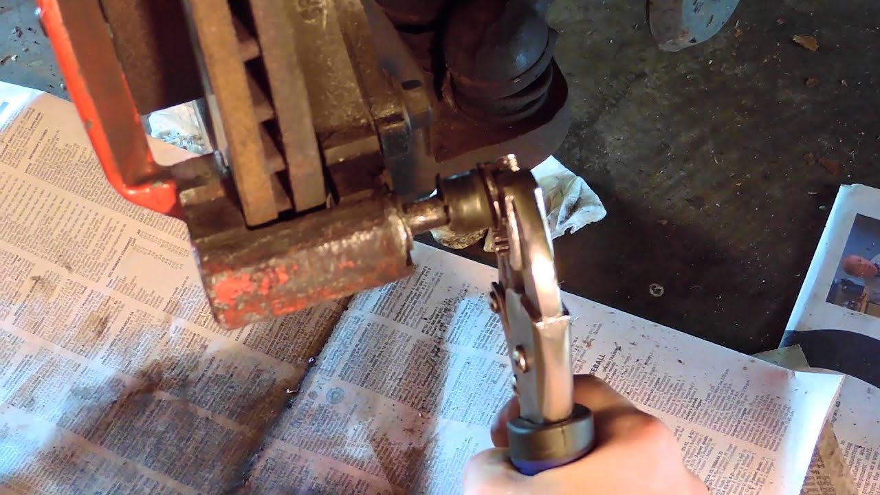 How-To: Fix Ford Fusion Stuck Brake Caliper Pin - YouTube