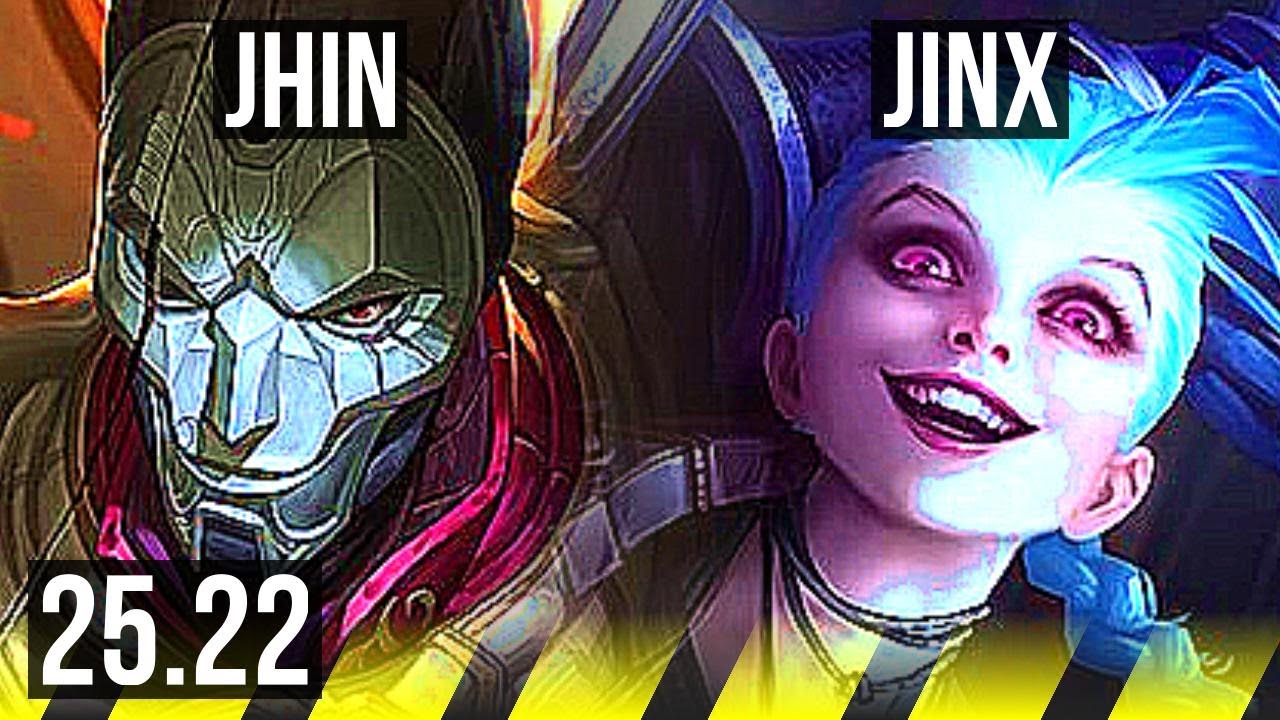 JHIN & Mel vs JINX & Thresh (ADC) | KR Master | 25.22