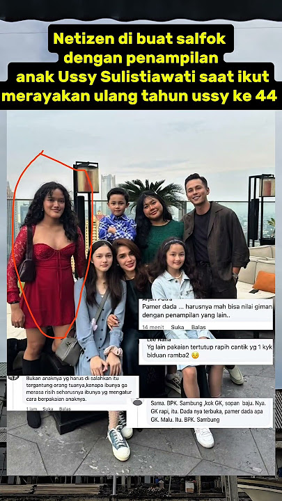 NETIZEN salfok ke anak ussy sulistiawaty #andikapratama #ussysulistiawati #ussysulistiawaty #short