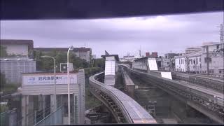 【4K前面展望】東京モノレール　下り普通　浜松町→羽田空港第二ターミナル