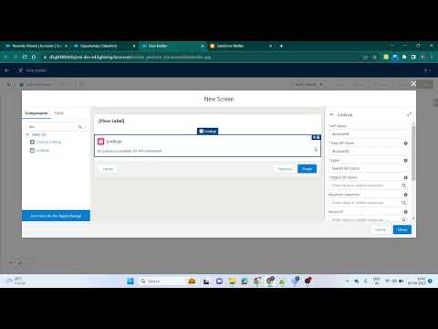 Setup lookup in