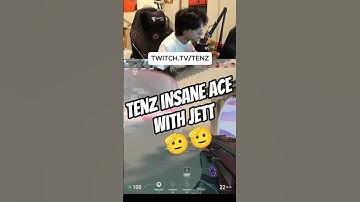 TENZ IS UNSTOPPABLE! INSANE JETT 1v5 ACE CLUTCH  #valorant