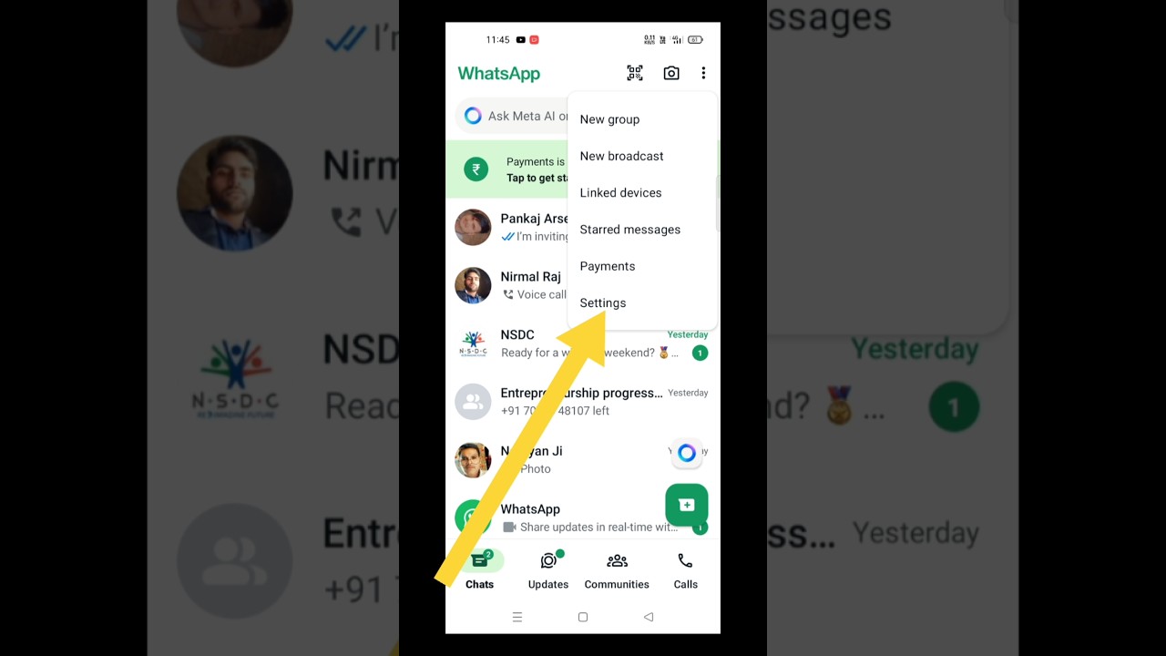 Whatsapp par hd photo kaise bheje / How to send high quality images on whatsapp / tech vlog ak#short