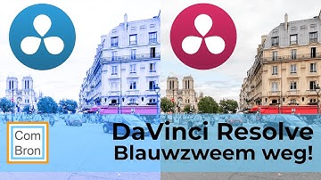 BLAUWZWEEM verhelpen door white balance aan te passen - DaVinci Resolve Quick Tip #2