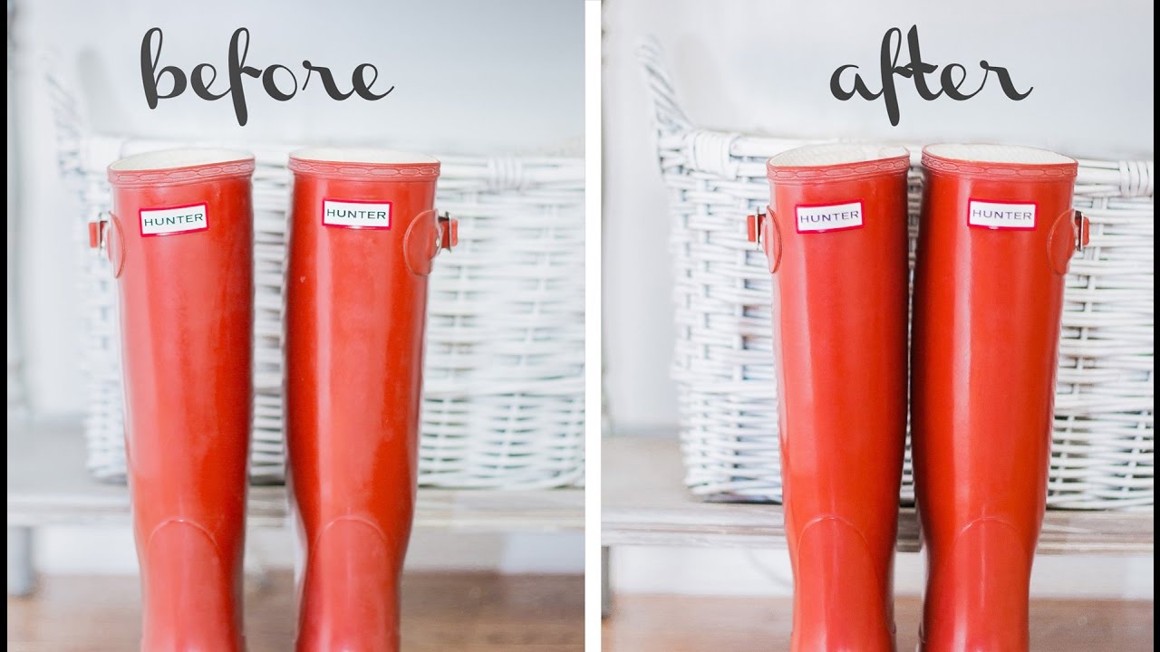 How To Clean \u0026 Shine Hunter Boots With 