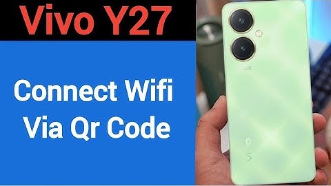 How to connect WiFi via QR code, Vivo Y27 me Bina password ke Wi Fi connect kaise karen