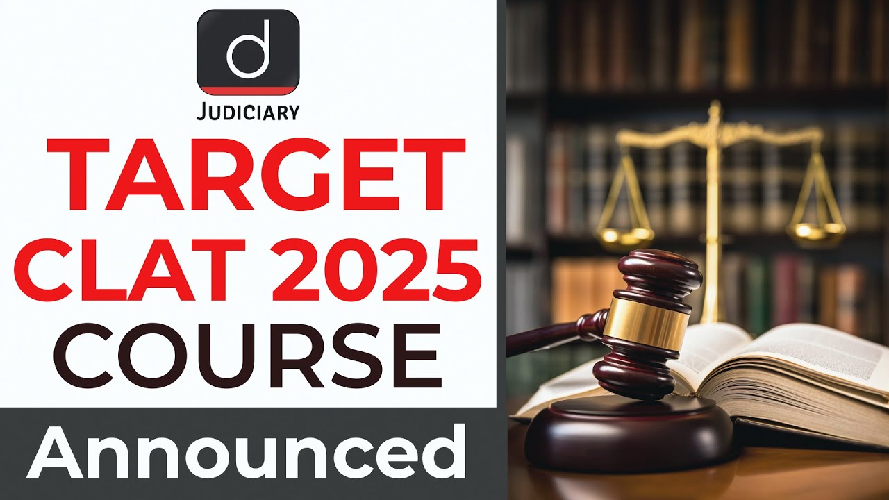 Target CLAT 2025 Course | First Batch | Drishti Judiciary - YouTube
