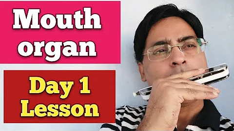 Mouth organ Day 1 lesson/ Harmonica basic Day 1 tu...