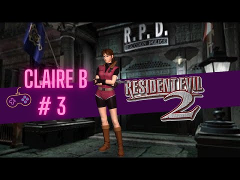 Resident Evil 2 original : Claire B . Chapitre 3, Le capitaine IRONS ( let's play ) [FR]