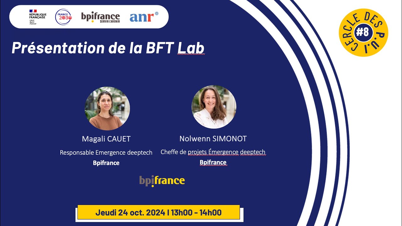 [Webinaire #8] Présentation de la BFT Lab - YouTube