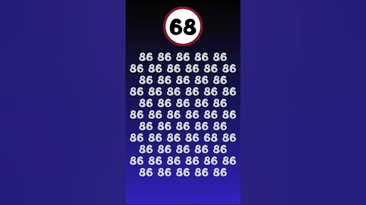 find 68 #puzzle #puzzlegame #iqtest #braintest #youtubeshorts #youtube #trending #viral #knowledge