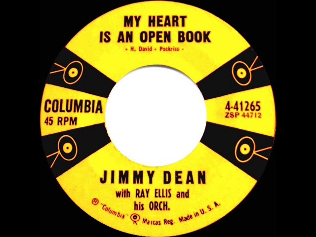 JIMMY DEAN - MY HEART IS AN OPEN BOOK