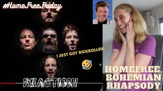 REACTION! HomeFree, Bohemian Rhapsody YOUTUBE SHORT #HomeFreeFriday #QueenCovers #acappella