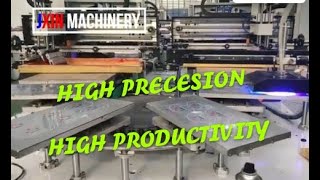 Fast Speed Multicolor Fully Automatic Flat Screen Printing Machine for Film Panel,PVC Panel Switch
