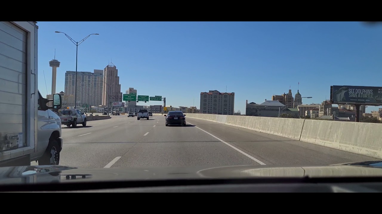 Driving Around San Antonio,TX  - 4K  From Broadway St | 410 to Southtown