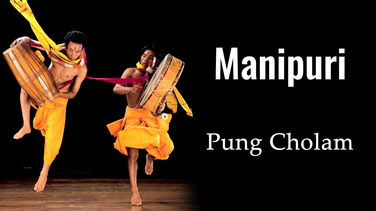 Pung Cholom Manipuri performance  Dance with the Pung Mridang or Drum