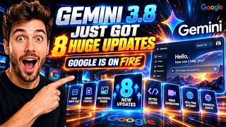 GEMINI 3.8 JUST GOT 8 HUGE UPDATES — AND GOOGLE IS ON FIRE #gemini #google #ai #agenticai