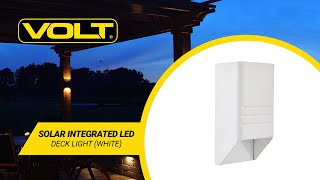 What's In The Box | VOLT® Solar Integrated LED Deck Light (White)