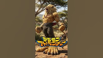 Digimon evolution in Real Life #leomon #elecmon #grapleomon #digimon #digimonadventure #shorts