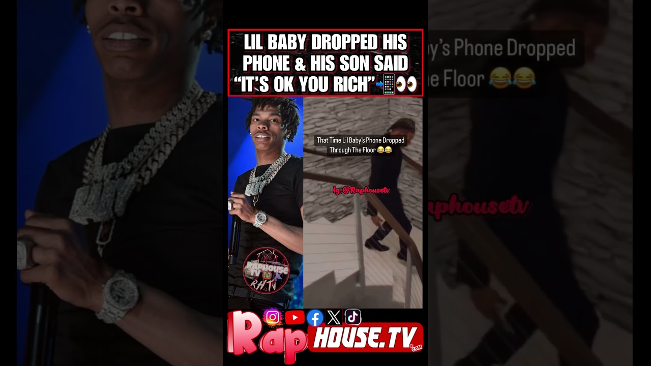 Watch Lil Baby Dropped His Phone & His Son Said"It's Ok You Rich"📲😂 on YouTube Watch Lil Baby Dropped His Phone & His Son Said"It's Ok You Rich"📲😂 on YouTube