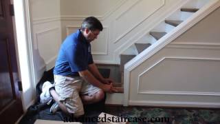 How to Install a Box Newel and Handrail (Knee wall)