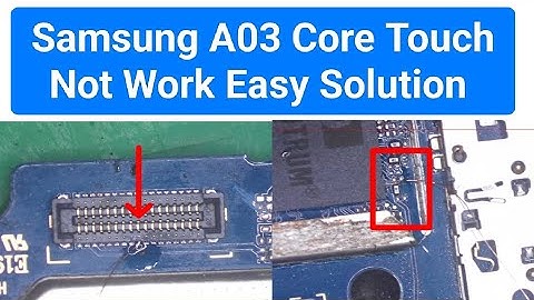 Samsung A03 Core Touch Screen Unresponsive - Easy Solutions