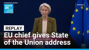 REPLAY: EU chief says Europe must 