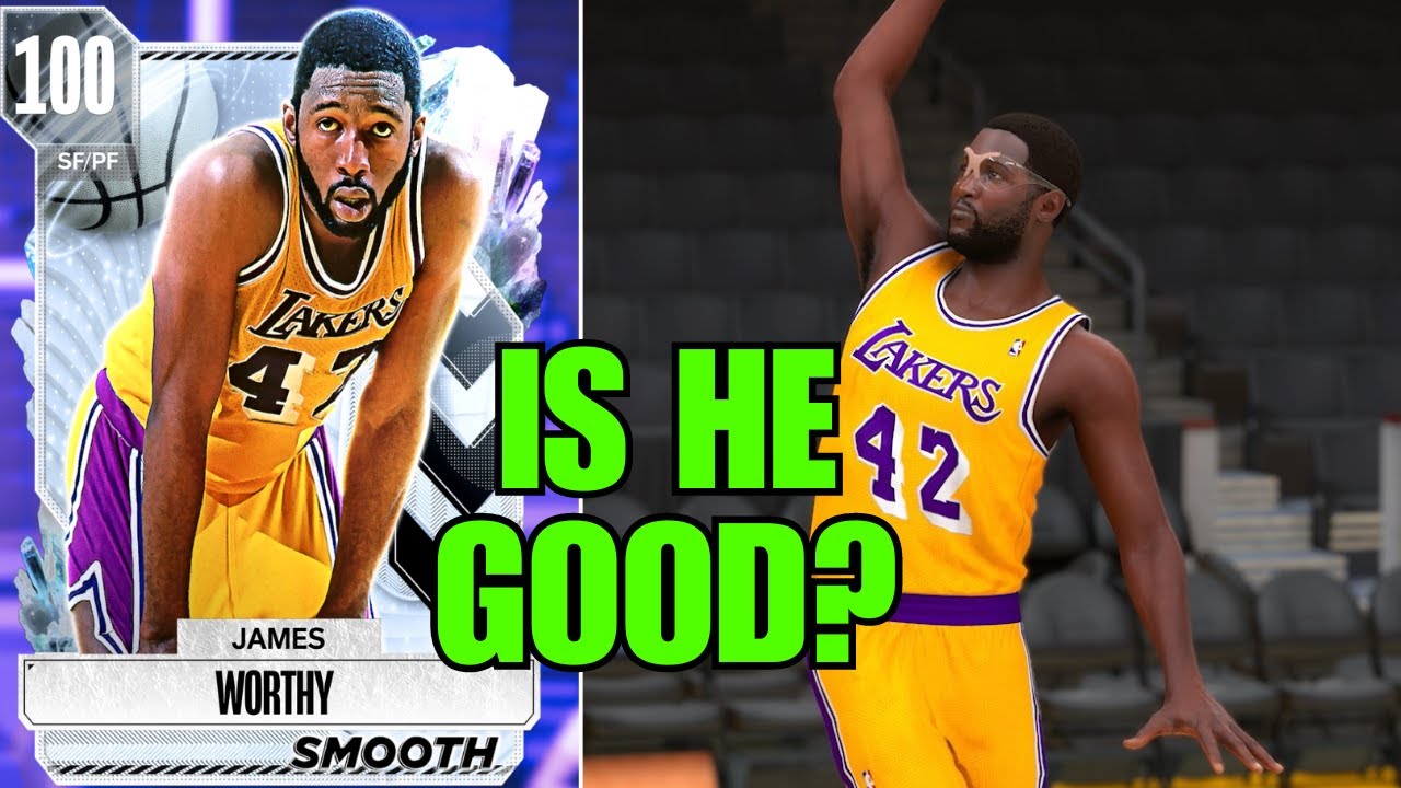 JAMES WORTHY　バスケットボール　NBA 100 OVERALL JAMES WORTHY GAMEPLAY IN NBA2k24 MyTeam! IS A