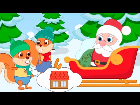Famille d'Écureuil - Le Père Noël s'est perdu Animé 2024 en Français