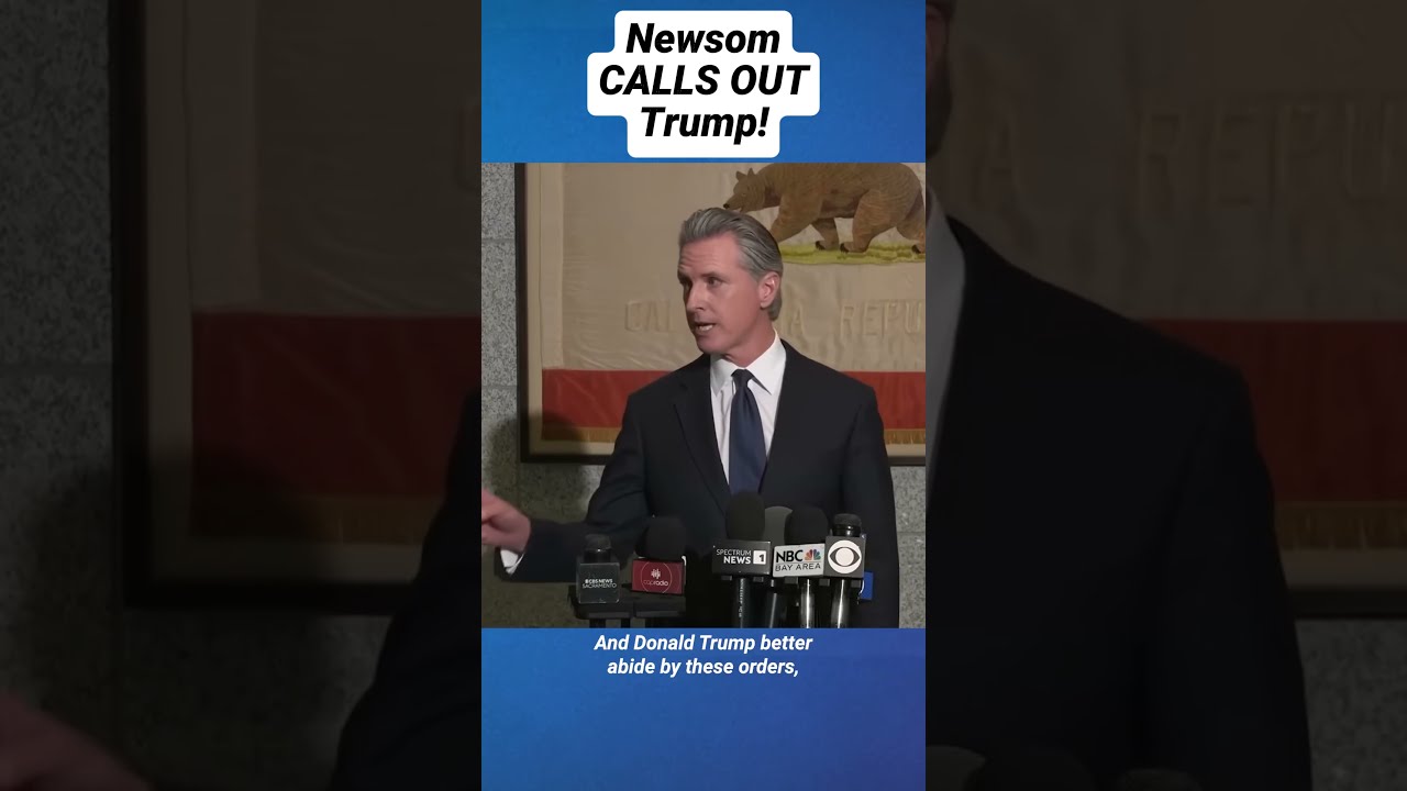 Newsom SLAMS Trump