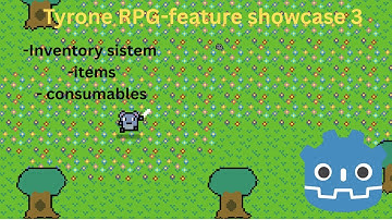 Tyrone RPG Feature Showcase 3 - Godot┃Inventory system
