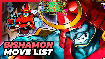 BISHAMON MOVE LIST - Vampire Savior 2: Lord of Vampire / Vampire Hunter 2: Darkstalkers Revenge