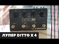 Распаковка Лупер Ditto X4 от TC Electronic | Гитара | Примочка Ditto Looper | Looper Ditto X4 обзор