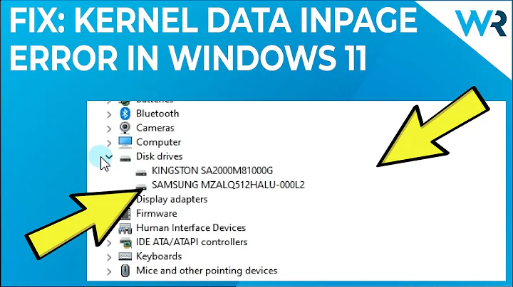 FIX: KERNEL DATA INPAGE ERROR in Windows 11