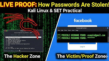 Kali Linux Social Engineering Toolkit (SET) Full Practical | Credential Harvesting Attack Demo