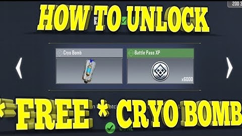 HOW to UNLOCK CRYO BOMB SHOCK & AWE Challenges cod mobile