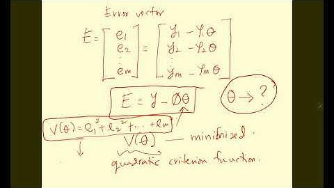 Chapter 1: Adaptive Control ( Least Square Parameter Estimation)