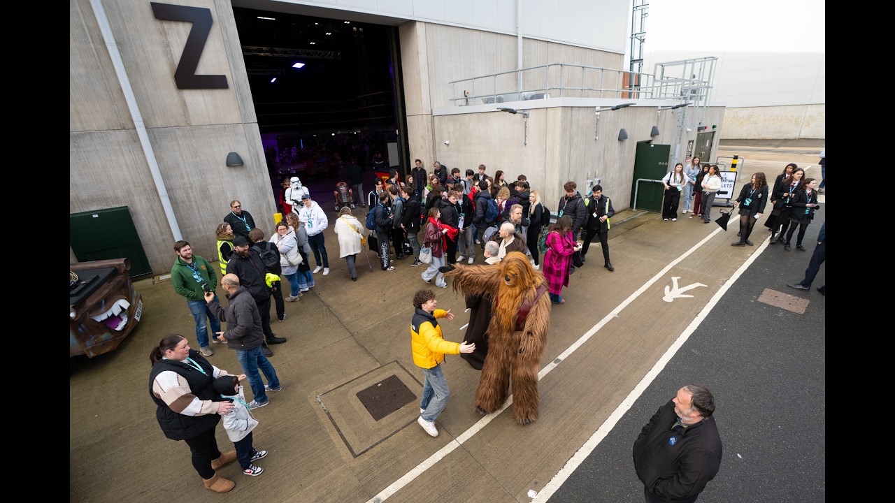 Pinewood Studios Futures Festival 2026, showcasing the studio lot and industry pathways for young filmmakers