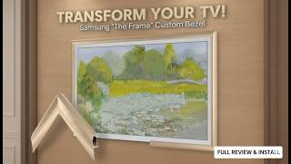 Pale Gold Prismatic 43 TV Frame Review | Worth It for Samsung Frame TV