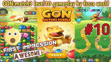 GON: Match 3 puzzle Android gameplay by froza world