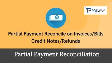 Account Partial Payment Reconcile in Odoo