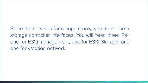 Cisco HX Compute Only Node Addition, part 1 of 4  Preparing a compute only node