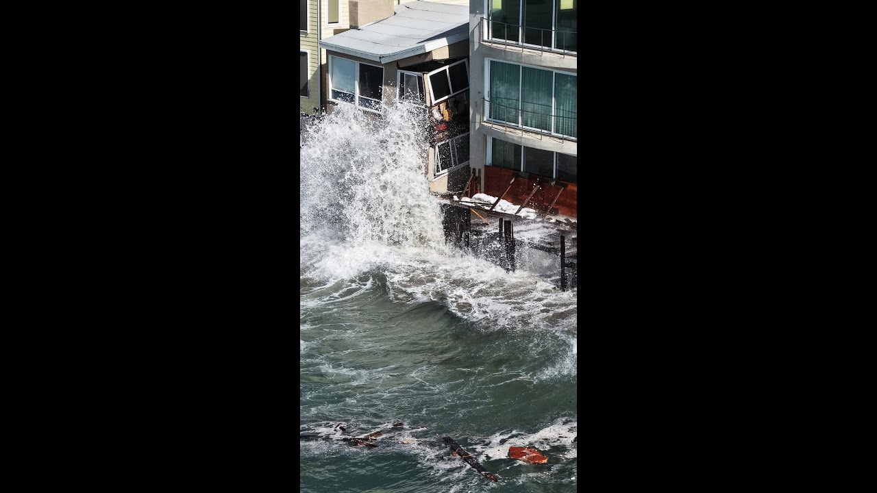 Tropical Storm Rachel brings powerful waves to California