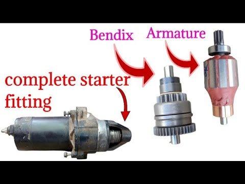 Bajaj Optima Complete starter fitting...Optima Auto Rickshaw Starter ...