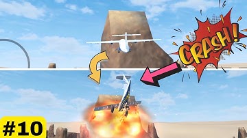 PLANE CRASH : FLIGHT SIMULATOR Desert With Rocks Map Gameplay walkthrough Android  PART 10